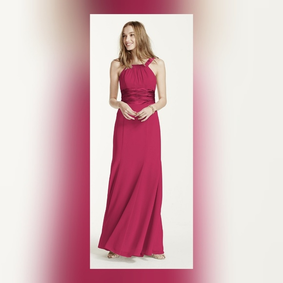 Davids Bridal Ven Style F12732 Bridesmaid Dress - Picture 2 of 8